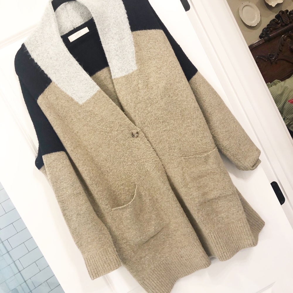 cozy Multi - Color Long sweater